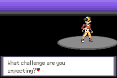 Animated Pokemon Heart & Soul challenge setup menu